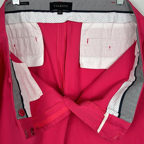 TALBOTS size 14 WOMEN'S PANTS 'SIGNATURE' high rise ankle - Picture 7 of 9